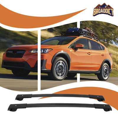 Barras transversales de rieles de techo 2 piezas para Subaru XV Crosstrek 2013-2025 transportador de carga  Foto 1 de 4
