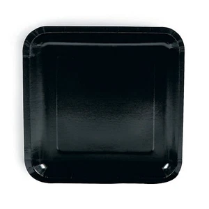 Fun Express Square Paper Dinner Plates Black - 24 Ct - Picture 1 of 1