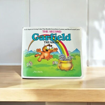 1983 "The Second Garfield Treasury" By Jim Davis, 1st Edition Foto 1 de 3
