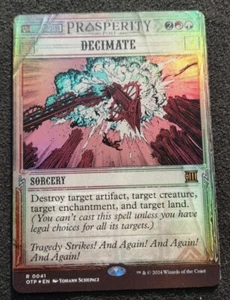 Decimate - Foil - Showcase - OTP - NM Unplayed - EN - 0041 - Picture 1 of 1
