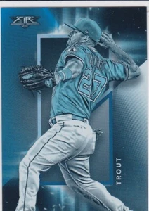 MIKE TROUT Topps Fire RARE EN FUEGO BLUE CHIP $$ VARIATION Baseball Card RARE! - Picture 1 of 2