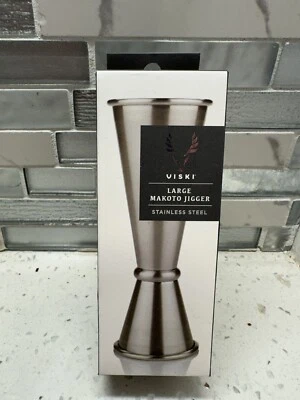 Viski Profesional Acero Inoxidable Doble Jigger Grande Makoto Jigger 1oz y 2oz Foto 1 de 2