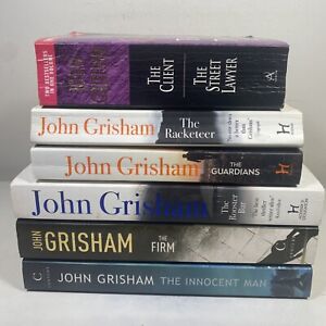 6 Lot (7 Stories) John Grisham- The Innocent Man, The Firm, The Racketeer,+4