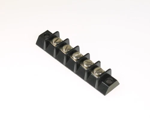 4pc 599-GP-5 Kulka 5 Position Single Row Terminal Barrier Block Board Strip 5pos - Image 1 of 1