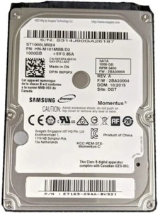 XP5PX DELL 1TB SATA 2.5'' 5400RPM HDD - Picture 1 of 1