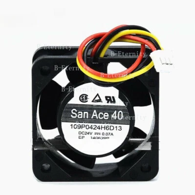 SANYO 109P0424H6D13 DC 24V 0.07A 40*40*20mm 3wire Fanuc system cooling fan - Image 1 of 3