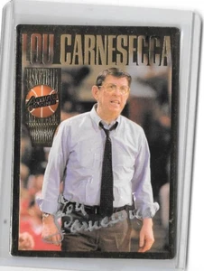 LOU CARNESECCA 1994 ACTION PACKED CERTIFIED AUTOGRAPH - Picture 1 of 1