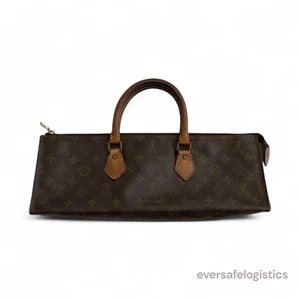 Auth LOUIS VUITTON Sac Triangle Bag Monogram Hand Bag Vintage - Picture 1 of 16