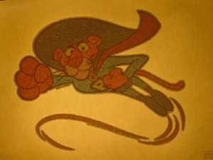 PANTERA ROSA VOLANDO VINTAGE AÑOS 70 DIBUJOS ANIMADOS HIERRO EN TRANSFERENCIA -BONITO, B-4 - Imagen 1 de 2