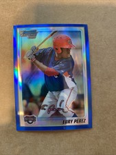 2010 Bowman Chrome Prospects Blue Refractors #BCP185A Eury Perez 89/150