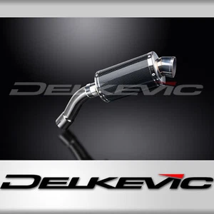 BMW F800R 2009-2016 Delkevic Slip On 9" Oval Carbon Exhaust Muffler Kit - Bild 1 von 5