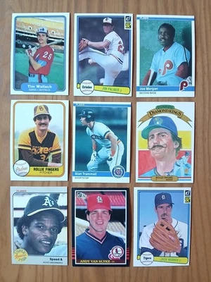 Лот 1980-х HOF - ROLLIE FINGER РИКИ ХЕНДЕРСОН ДЖО МОРГАН АЛАН ТРАММЕЛЬ ПАЛМЕР + - Изображение 1 из 4