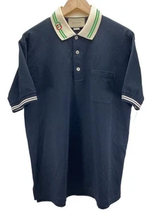 Camisa Manga Corta GUCCI M Poliéster Negra Usada - Imagen 1 de 6