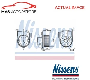 INTERIOR BLOWER FAN MOTOR LHD ONLY NISSENS 87393 P NEW OE REPLACEMENT - Picture 1 of 5