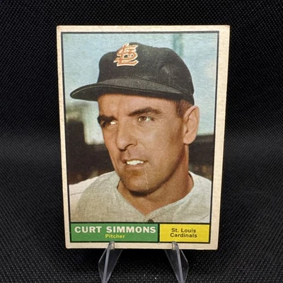 1961 Topps #11 Curt Simmons Foto 1 de 2