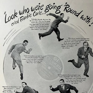 Anuncio de revista vintage Frankie Carle Columbia Records Artists 10x14 V7 - Imagen 1 de 2
