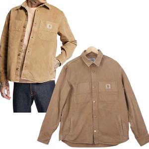 Carhartt WIP Shirt Jacket GrennChore Jacket Overshirt  Peanut Beige size L - Picture 1 of 15