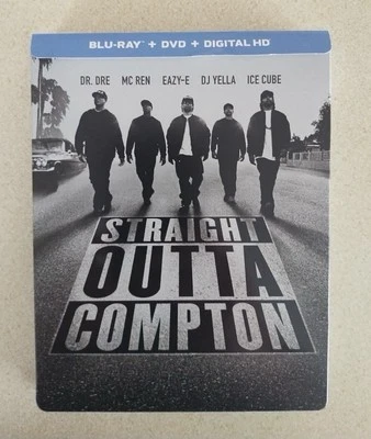 STRAIGHT OUTTA COMPTON Limited Edition Collectors Steelbook (DVD Blu-ray Set) - Image 1 of 4