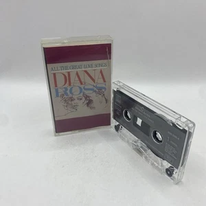 DIANA ROSS ALL THE GREAT LOVE SONGS Cassette Tape - Picture 1 of 10