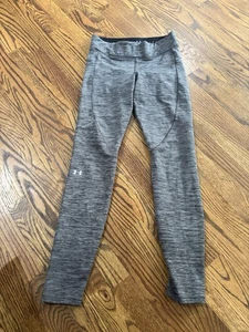 Under Armour Women's Cold Gear Gray Heather Ankle Leggings Small - Picture 1 of 4
