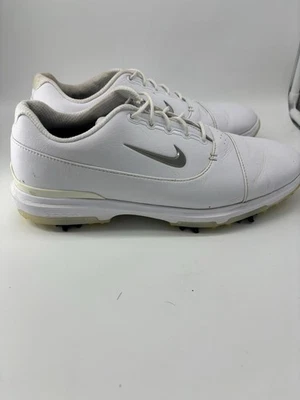 Nike Air Zoom Precision Golf Shoes Men’s 10.5 AR5577-100 White Silver Spiked - Image 1 of 4