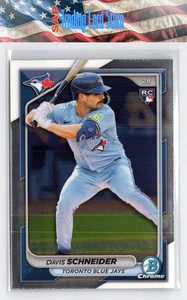 2024 Bowman Chrome #13 Davis Schneider RC - Picture 1 of 2