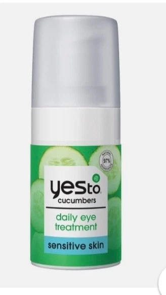 Yes To Cucumbers Daily Eye Treatment 0.5 Fl Oz  Sensitive Skin  NEW - Image 1 of 1