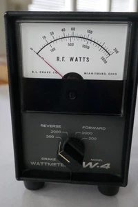 Drake Wattmeter W-4 Ham Radio - Picture 1 of 4