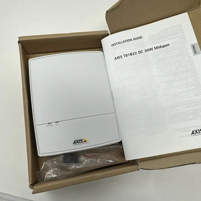 NEW AXIS T81B22 DC 30W MIDSPAN PoE Injector 5023-121 - Image 1 of 2