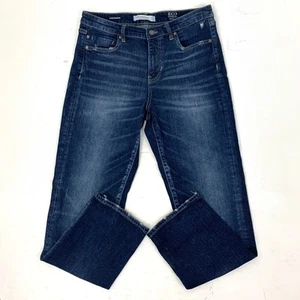 Pantalones de mezclilla Liverpool The Girlfriend para mujer talla 8/29 azul oscuro desgastados elásticos - Imagen 1 de 18