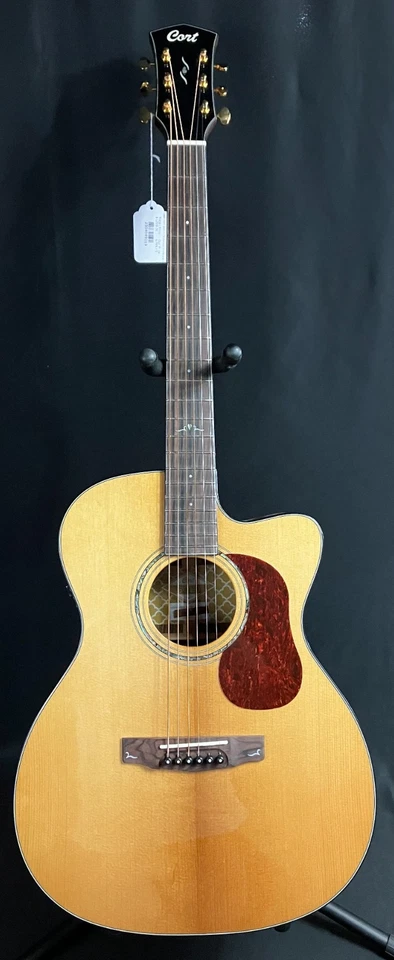 Акустическая электрогитара Cort Gold-OC6 Bocote концертный вырез глянцевая натуральная - Изображение 1 из 4