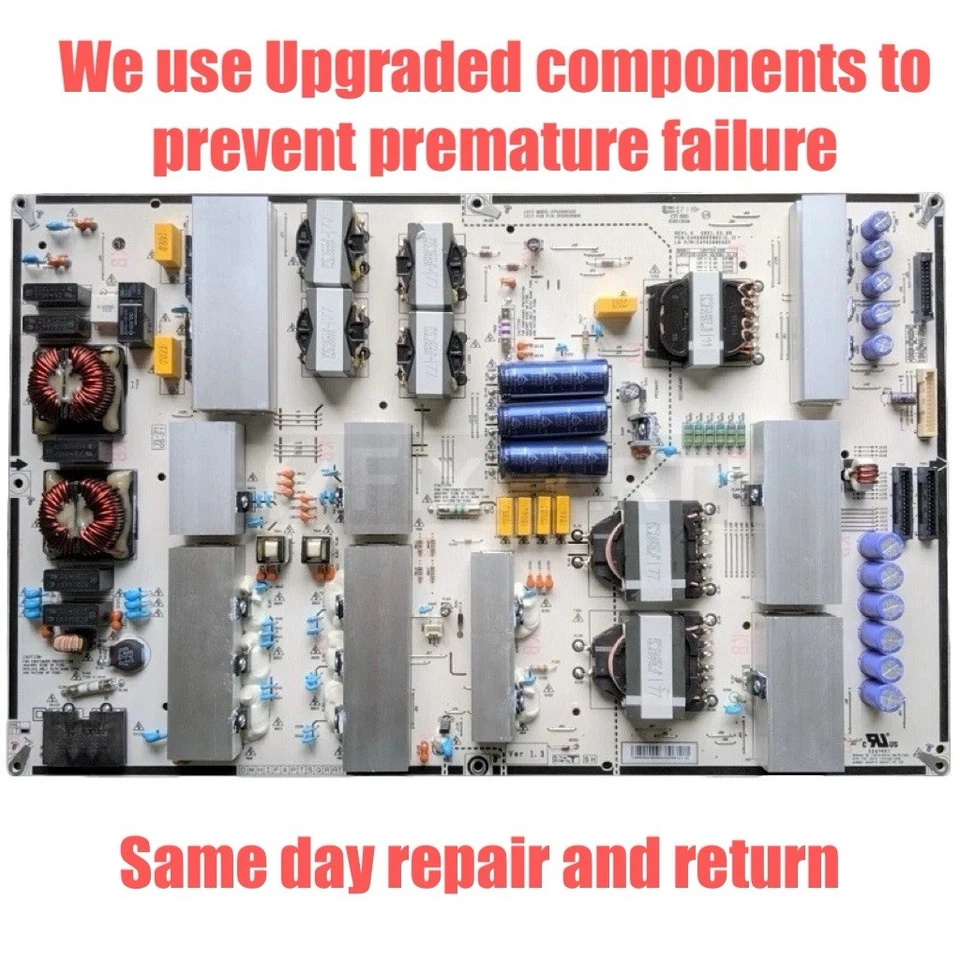 LG EAY65689422  EAY65689425 EAX68999803 77INCH OLED POWER SUPPLY REPAIR SERVICE - Image 1 of 1