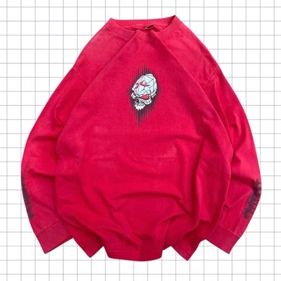 Vintage No Fear Skull Long Sleeve - L - Image 1 of 4