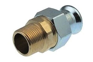 C-Steel Press Fittings through Bolt With Exterior Thread And M Contour - Picture 1 of 1