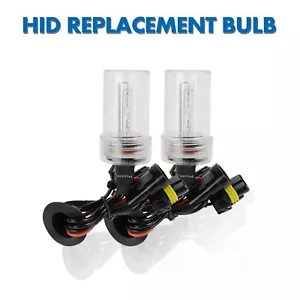 NEW H 3 HID Headlight Replacement Light Lamp Bulb One Pair 8000K - Picture 1 of 5