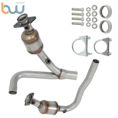 Y Pipe Catalytic Converters For Dodge Dakota 3.7L/4.7L 2004 2005 2006 2007-2010 - Image 1 of 4