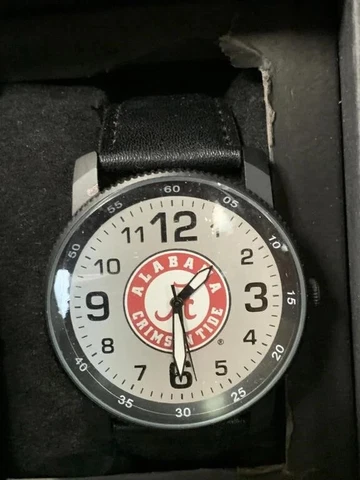 SPARO Alabama Crimson Tide  Logo Face Men's Watch with Gift Box for Collectors Cover