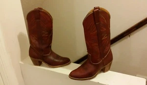 Stivali da cowboy donna in pelle Double H taglia 8B - Foto 1 di 7