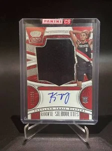2023-24 Panini Crown Royale Rookie Silhouettes Kris Murray Jersey Auto /125 - Picture 1 of 2