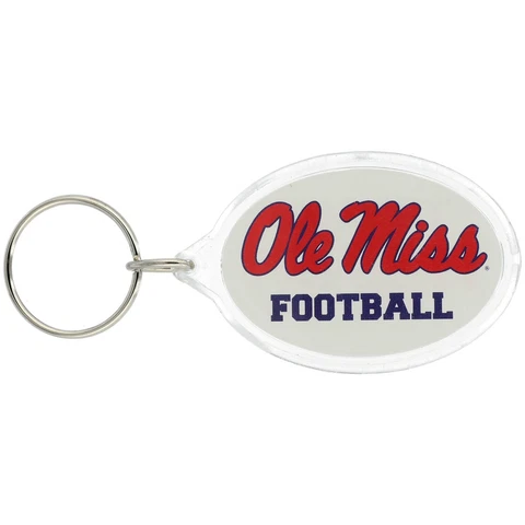 WinCraft Ole Miss Rebels Football Oval Key Ring Cover
