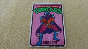 1990 RARE Teenage Mutant Ninja Turtles 3 D Prismatic Sticker # A-7013 SHREDDER