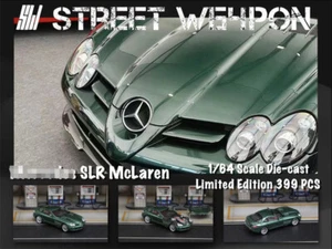 Street Weapon 1:64 MB SLR McLaren Removable Engine Hood Diecast Car Collection - Picture 1 of 9
