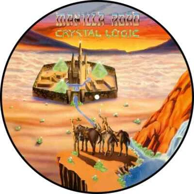 MANILLA ROAD Crystal Logic Picture Disc LP vinyl Heavy Metal acid exciter - Image 1 of 3