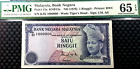 PMG 65 GEM EPQ 1976 MALAYSIA 1 Ringgit B/Note S/N-K29 1000000(+FREE1 note)#22921