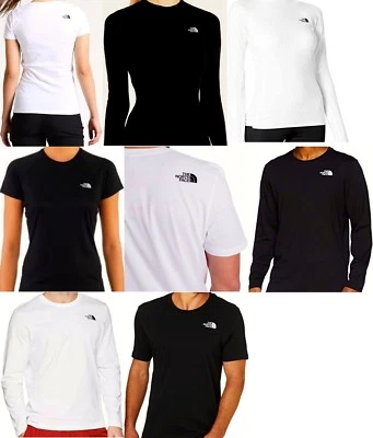 Camiseta The North Face manga corta/larga negra o blanca para hombre, mujer y joven  Foto 1 de 4