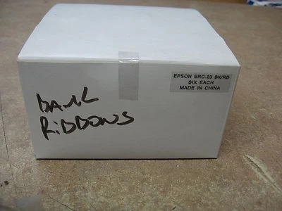 INK RIBBON EPSON ERC-23 VERIFONE P250 BLACK/RED 6 PACK - Image 1 of 3