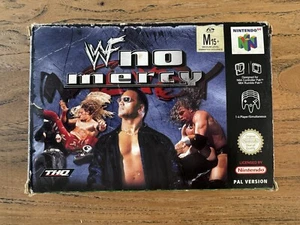 WF No Mercy Nintendo N64 PAL Version Boxed Missing Manual🔥HOT GAME🔥 - Picture 1 of 12