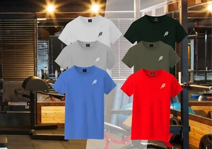 Man's Breathable T-Shirt Cool Dry Running Sports Training Wicking Jersey Gym Top - Picture 1 of 99