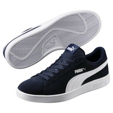 puma black leather trainers