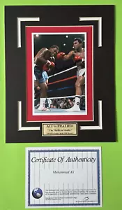 ALI vs FRAZIER "The Thrilla in Manila" ~ 4" X 6" Photo ~ Signed by ALI ~ w/COA - Picture 1 of 4